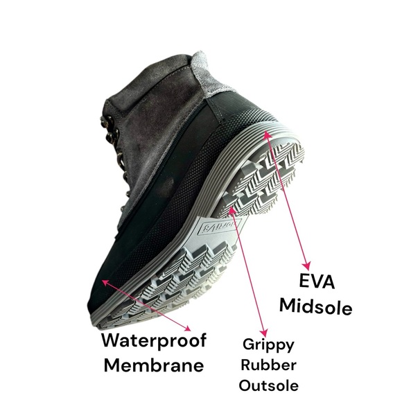 Nortiv 8 Women’s Fenton-3 Cold Weather Mid-Ankle Insulated Hiking Boots Size 7 - Picture 5 of 12